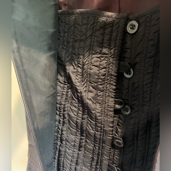 Gary Graham Brown Leather Vest, Size 4 - Picture 8 of 16